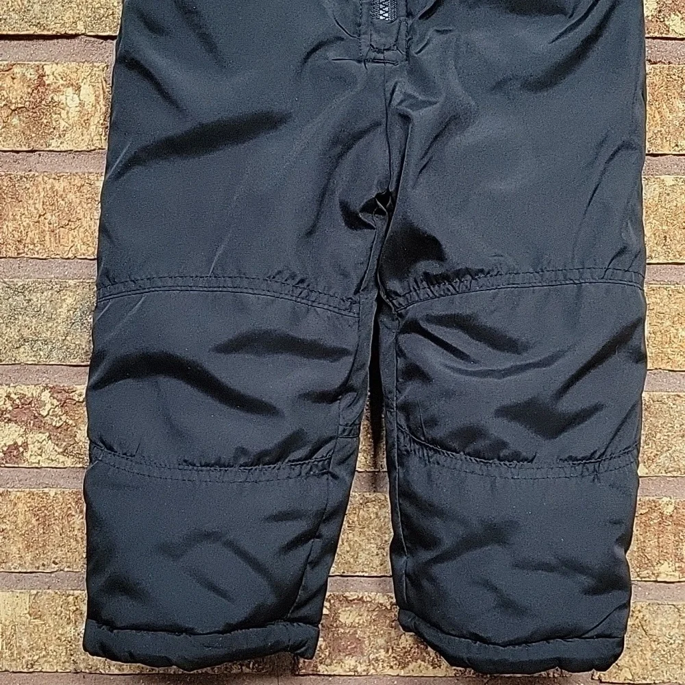 Carter's Kids Overall Snow Bibs Black Size 3T